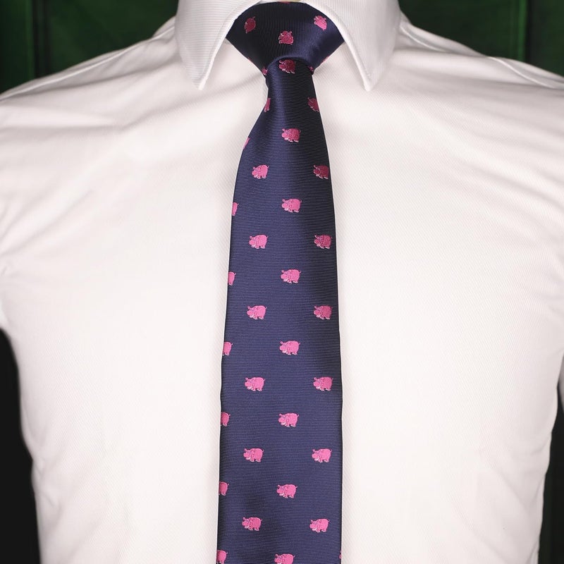 MENDEPOT Animal Pattern Necktie With Gift Box Sea Animal Pattern Tie Father's Day Birthday Gift Tie - Image 2